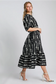 Bow Tie Print Maxi Dress