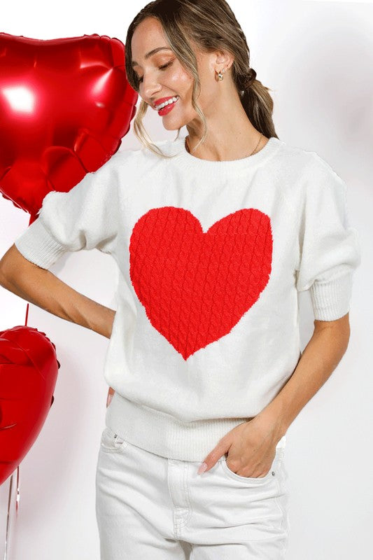 All For Love Heart Sweater