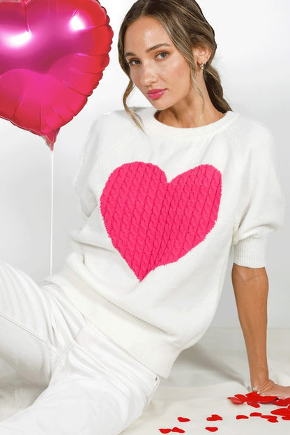 All For Love Heart Sweater