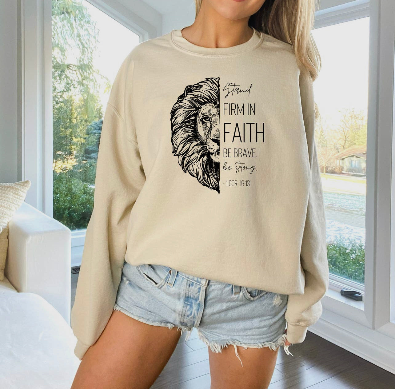 Stay Firm on Faith Sweatshirt