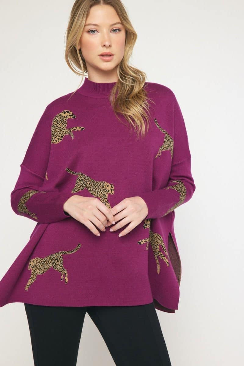 Cheetah print Sweater