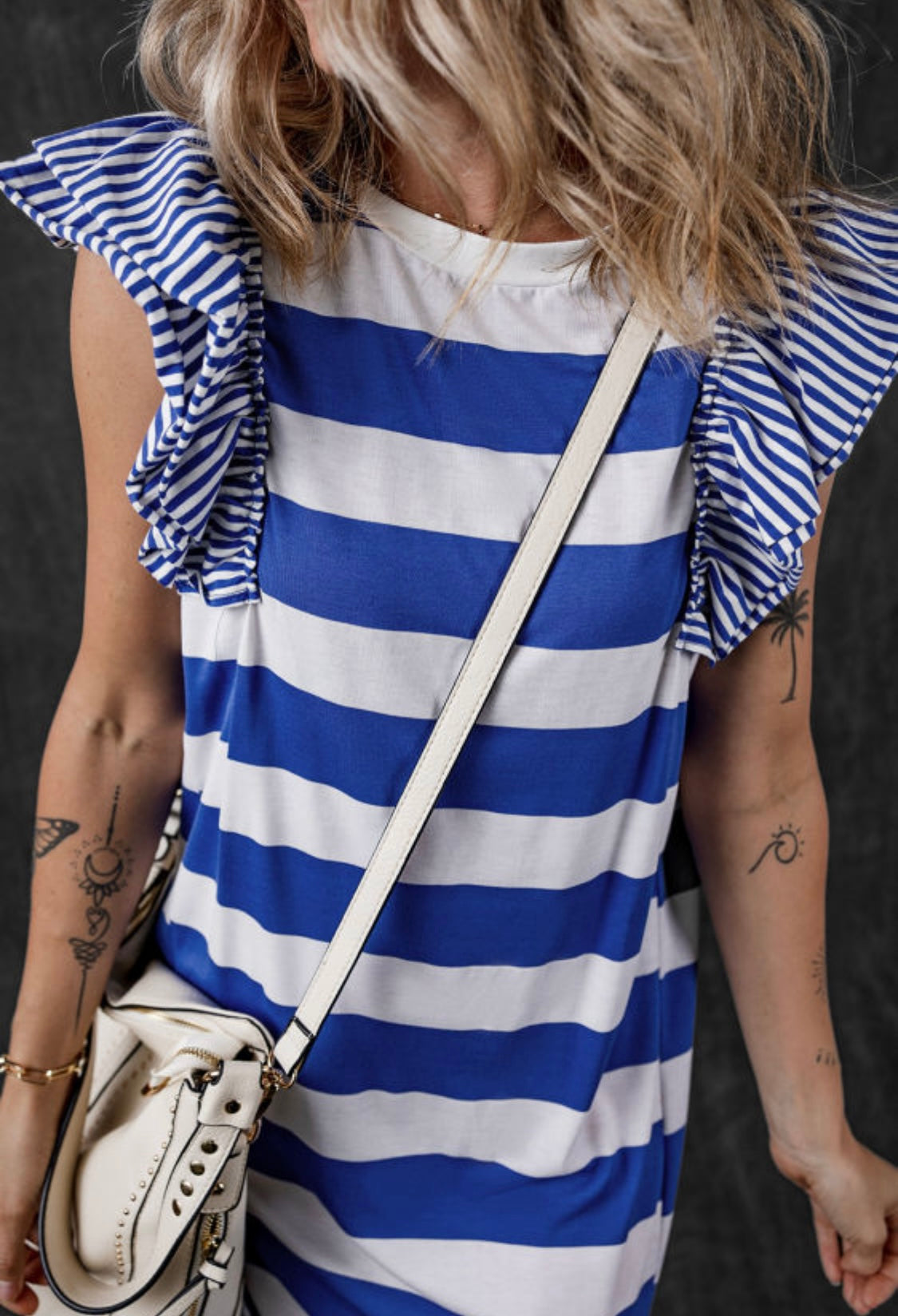 The April Striped Dress