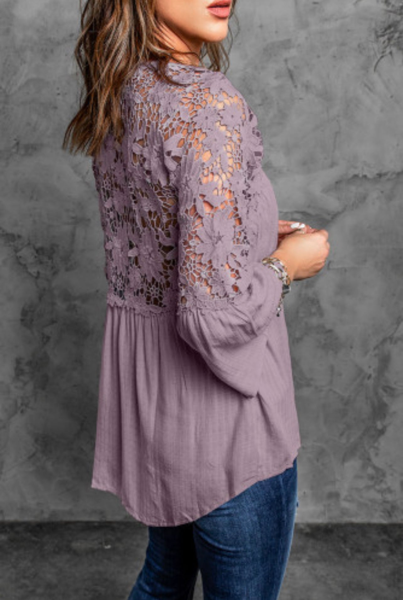 The Lacey Lavender top