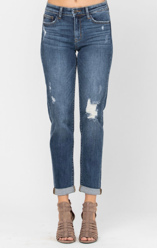 The Candace Destroyed Slim Fit Jeans