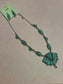 Turquoise silver necklace set so