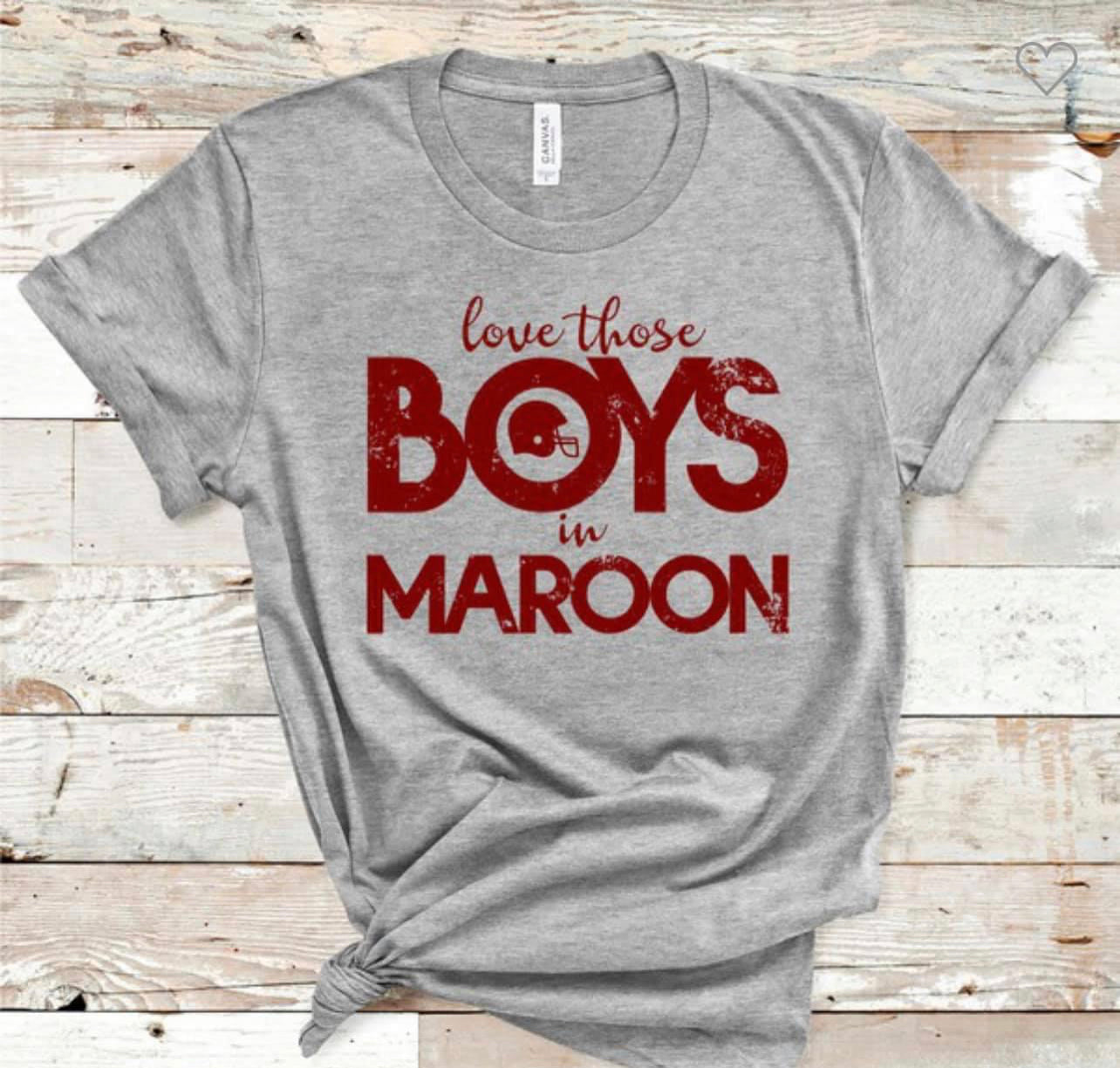 Boys in Maroon Gameday Tee
