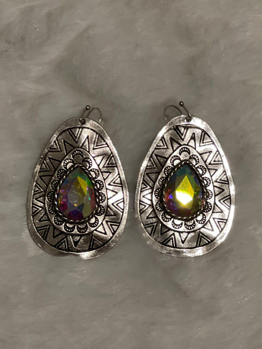 Concho Multi Stone earrings
