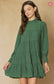 Remi Hunter Green High Neck Dress