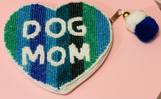 Heart Dog Mom Coin Bag
