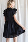 Simply Satin Black Dress