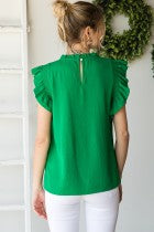 Francesca Kelly Green Top